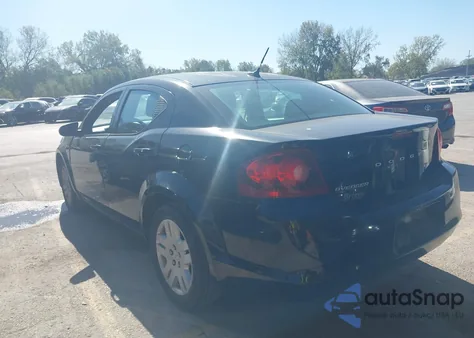 2012 Dodge Avenger Se from USA, damaged, VIN 1C3CDZAB8CN286598